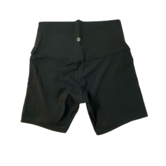 Lululemon Align Ribbed High Rise short 6” Black NWT size 8 - Picture 12 of 16